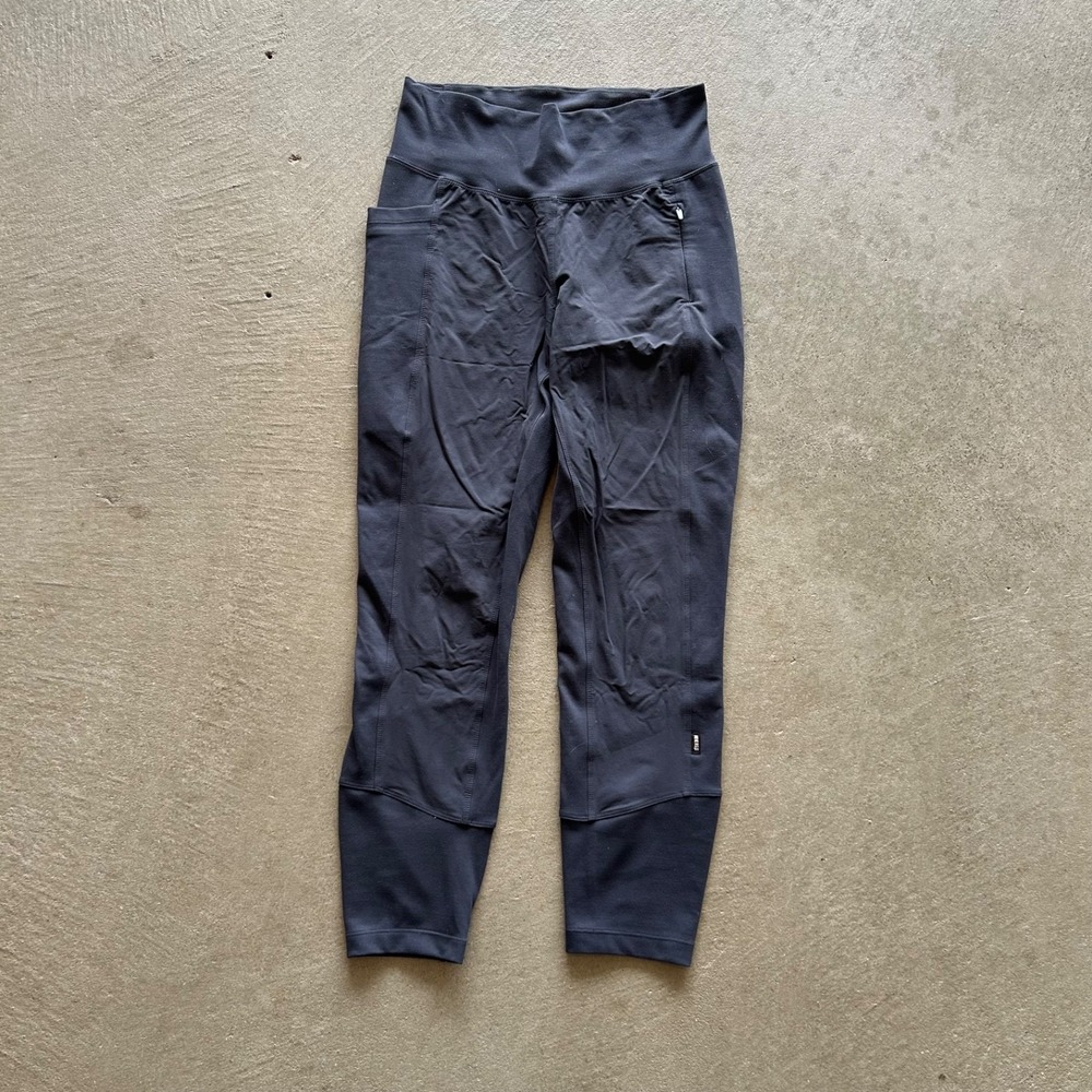 REI Co-op Leggings Womens Small Gray High Rise Ankle Pockets Utility Hiking